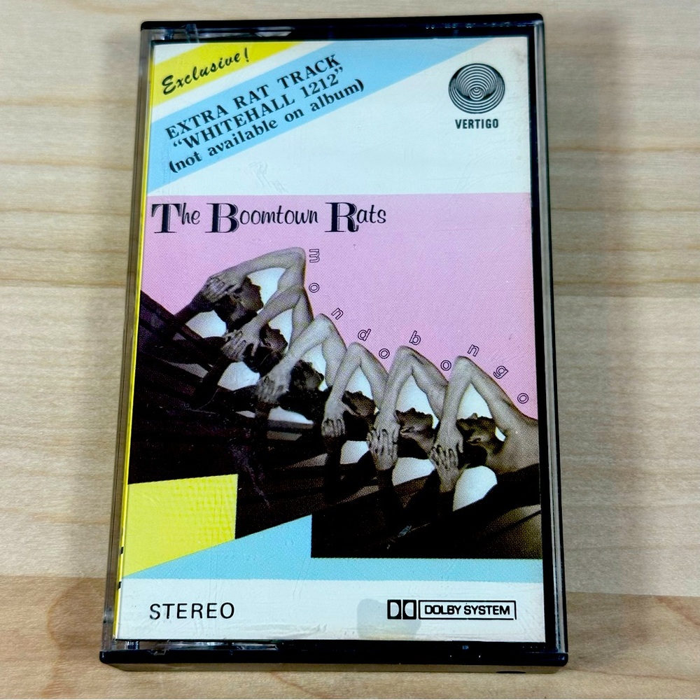 The Boomtown Rats Mondo Bongo Cassette 1981, GUC Rare